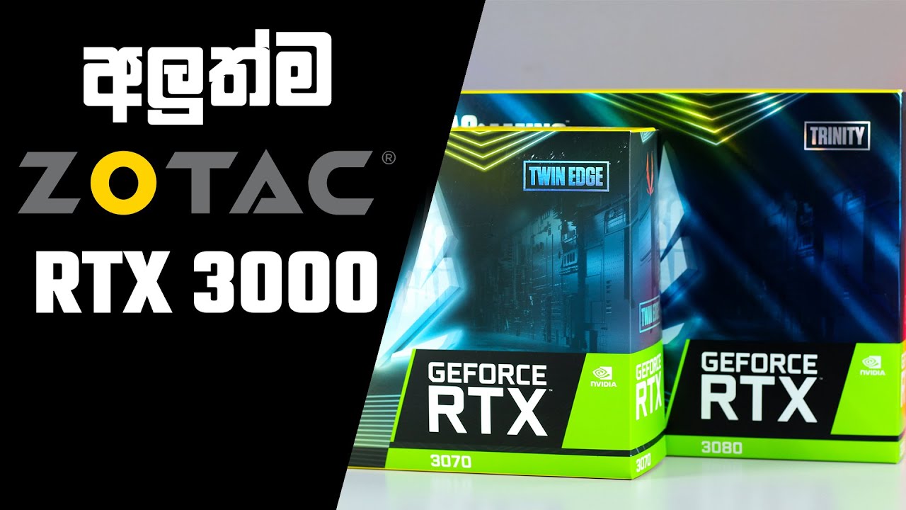 Zotac RTX 3070 - 3080 Gaming & Pro Work Test