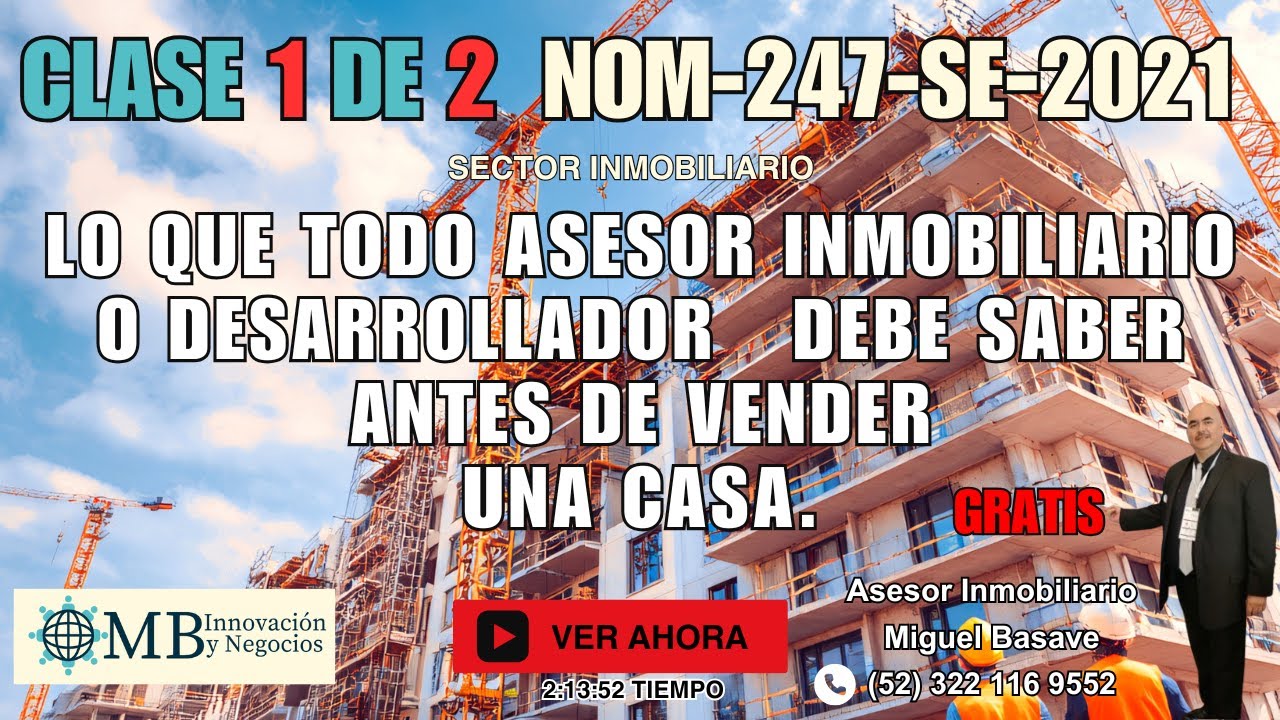 CLASE 1 DE 2 – Lo que todo desarrollador o asesor inmobiliario DEBE saber antes de vender una casa.