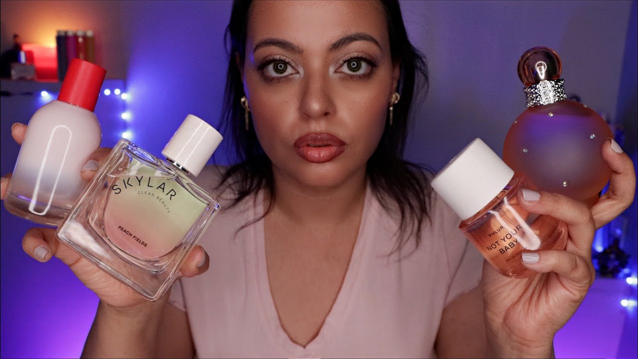 ASMR| HUGE Perfume Collection - Spring & Summer Edition (In-Depth Reviews) Tapping, Lid Sounds