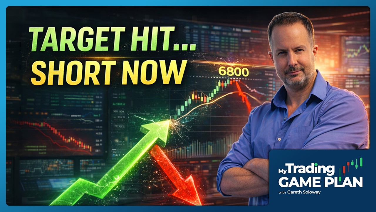 Target HIT! S&P 500 Surges to 6,800 (Why I&rsquo;m Flipping SHORT Now) | Gareth Soloway