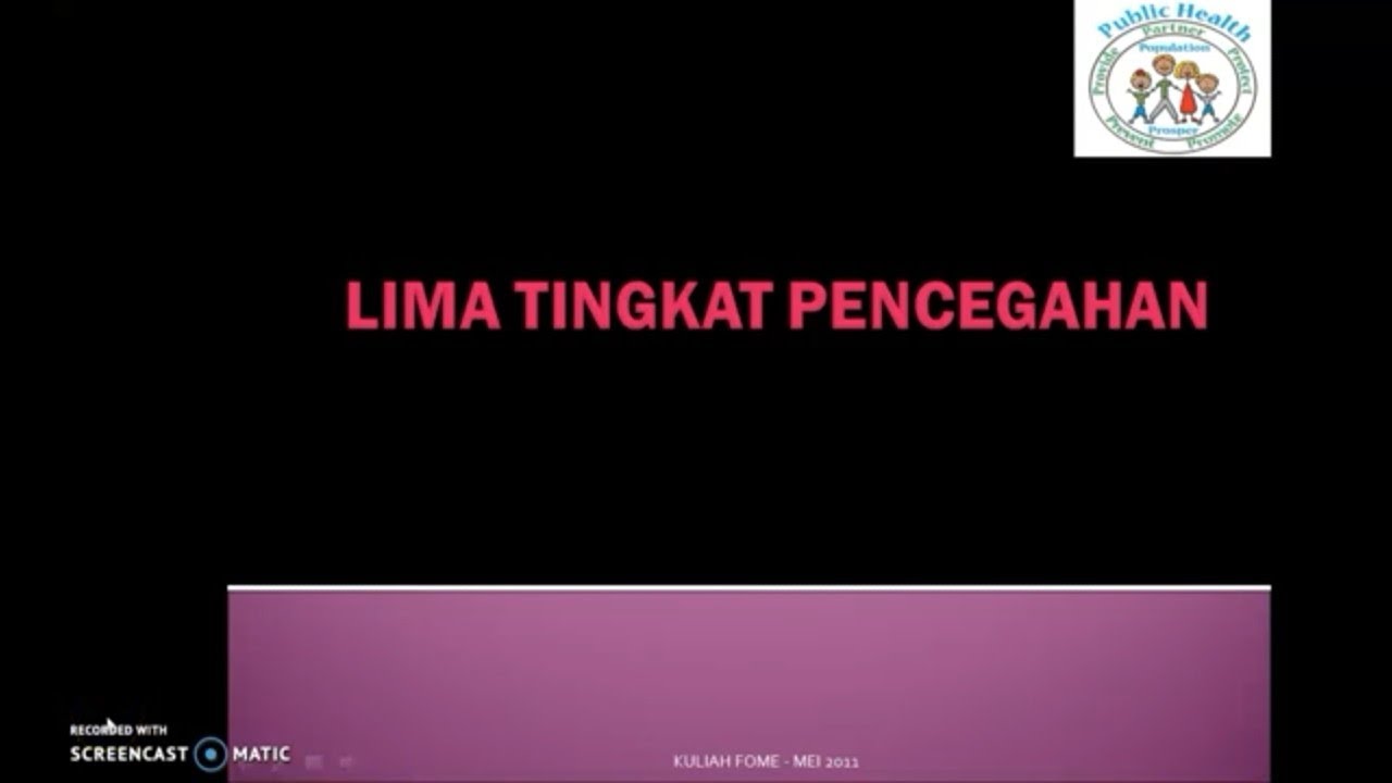 Lima Tingkat Pencegahan