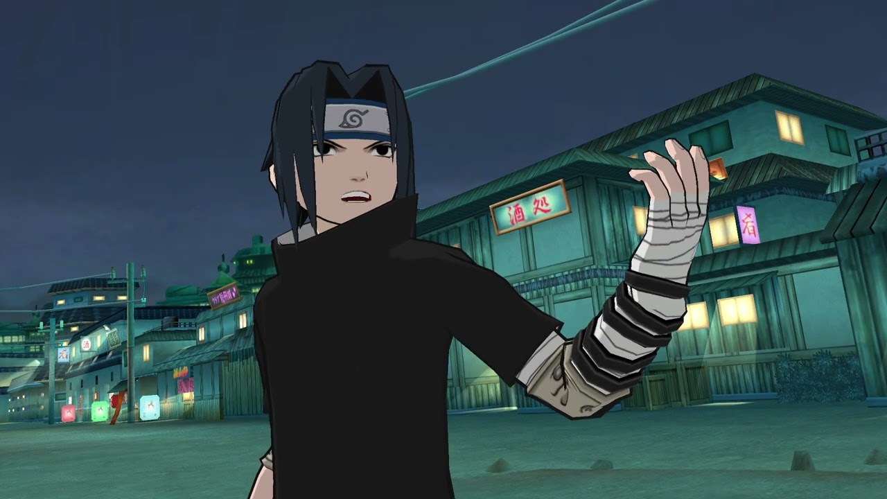 Naruto Clash of Ninja Revolution 2 Специальные взаимодействия | Саске Учиха + Второе состояние Саске
