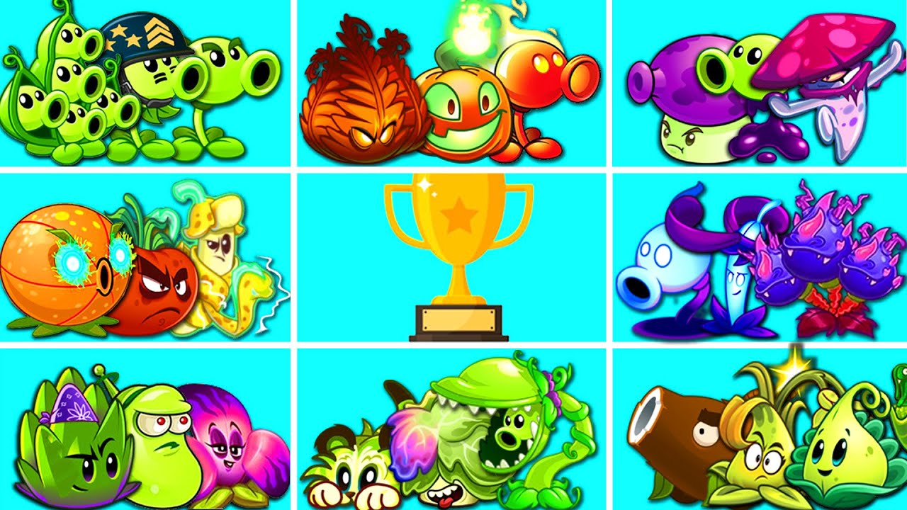 Tournament 8 Team PEA x FIRE x Pult x... - Who Will Win? - Pvz 2 Team Plant Battlez