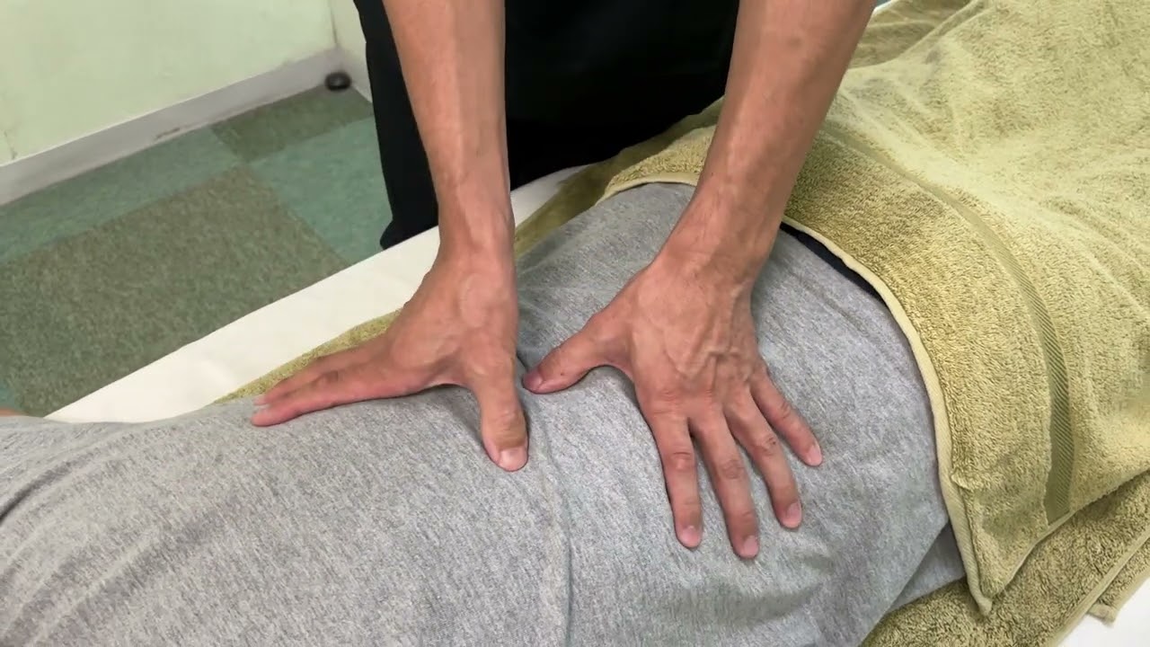 指圧塾【指圧の基本①】～ 並べ母指圧 ～