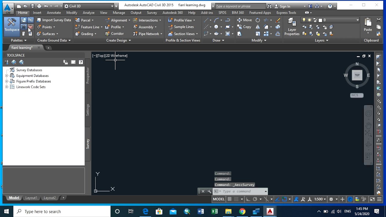 TOOLSPACE SETTING IN CIVIL 3D PART1 BY AUTOCAD CIVIL 3D ACADEMY