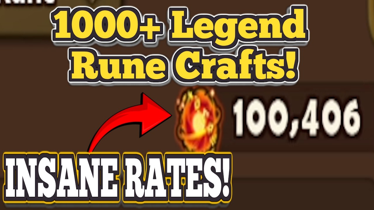 So MANY Quad Speeds IN 1000+ Legendary Rune Crafts?! - Summoners War