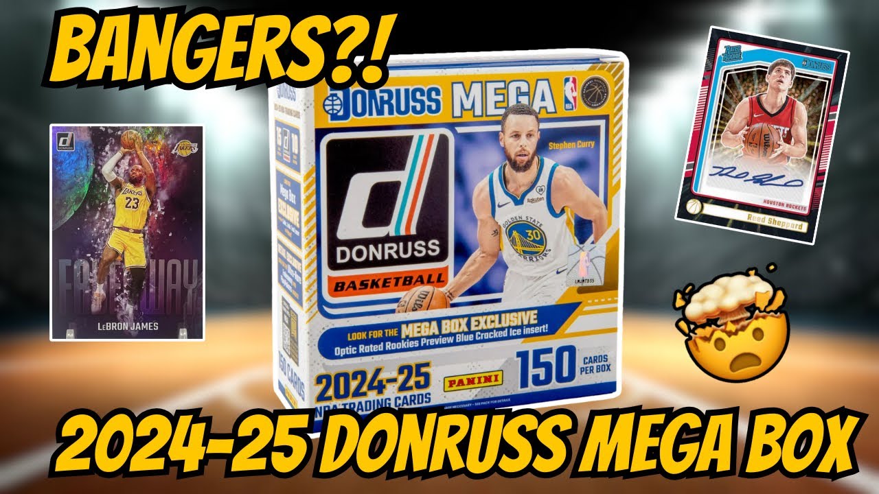 150 CARDS HOW MANY CASE HITS?! 2024-25 DONRUSS BASKETBALL MEGA BOX REVIEW!! 🏀