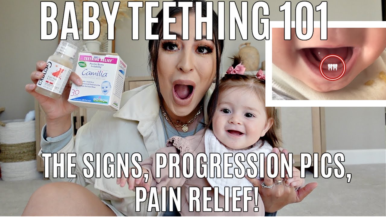 Baby TEETHING! The SURE SIGNS, PROGRESSION PICS, Teethers, & Remedies!