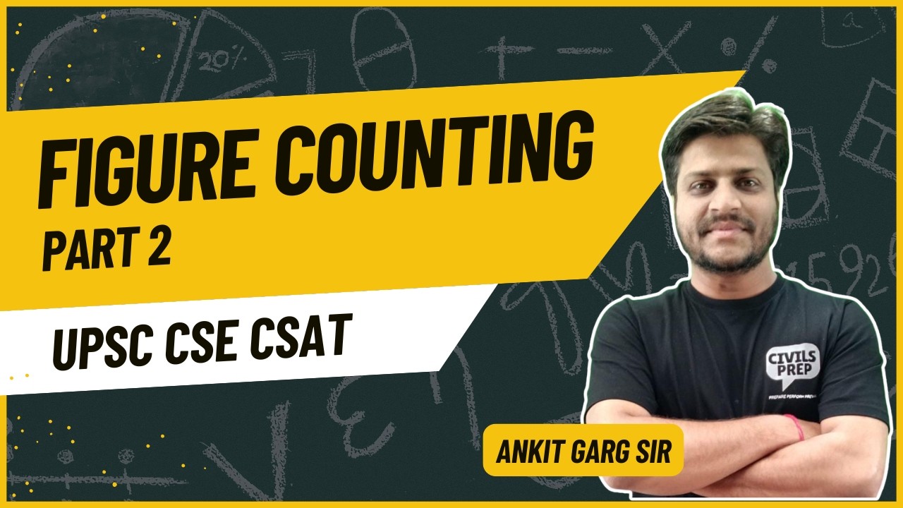 Figure Counting for UPSC CSAT | Complete Concept + Tricks| Part 2 | UPSC| CSAT | Prelims | Reasoning
