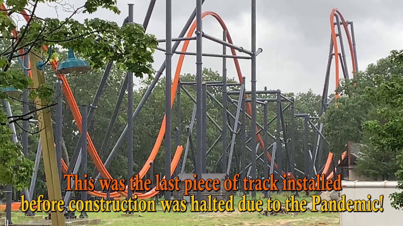 Jersey Devil Construction Update #4 (August 16th- November 3rd)- Six Flags Great Adventure
