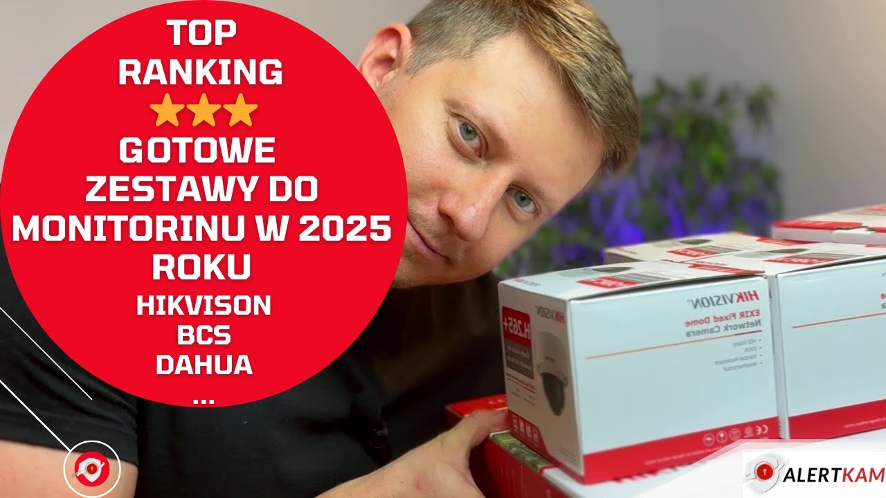 TOP 10 Ranking Zestawów do Monitoringu w 2025 roku #hikvision  #dahua #bcs