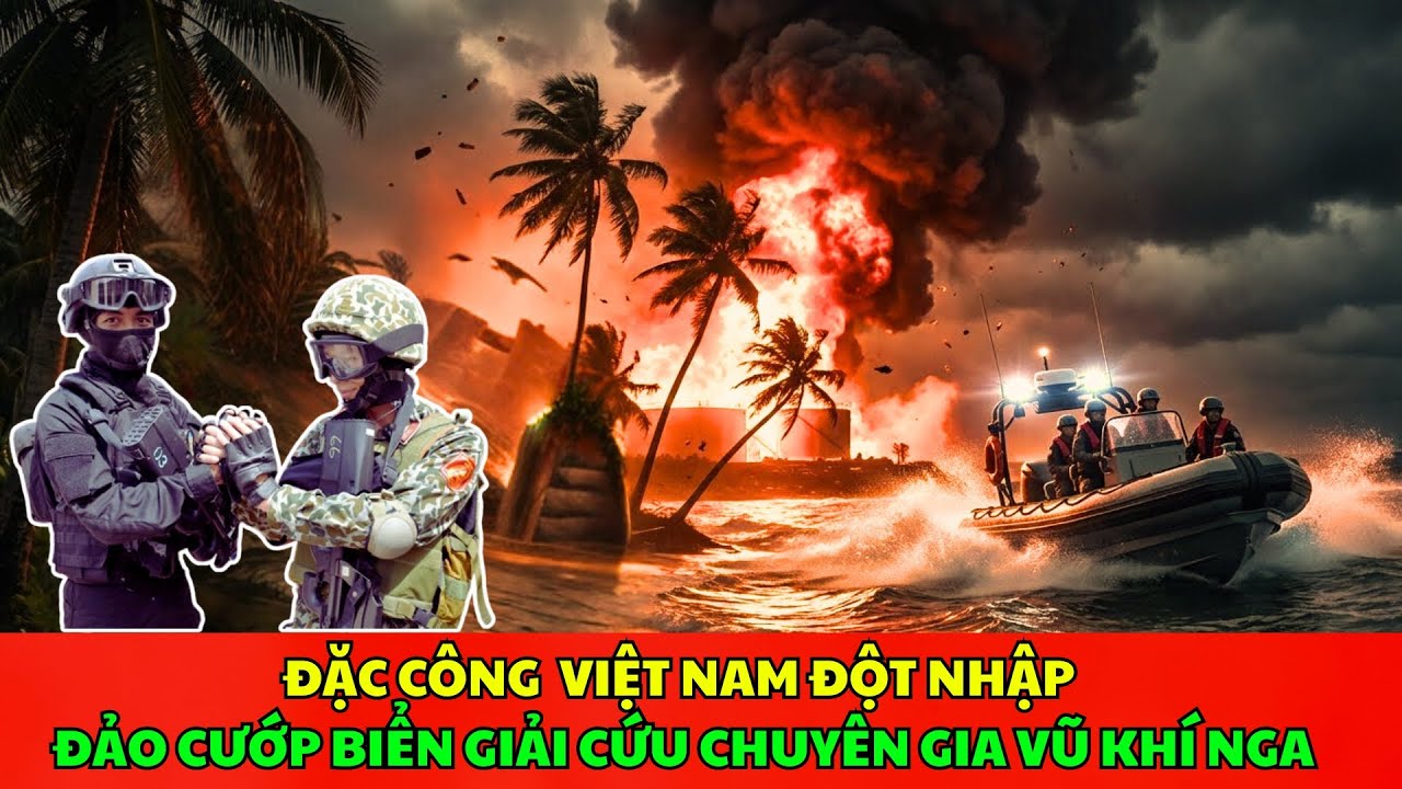 ĐẶC CÔNG VIỆT NAM ĐỘT NHẬP ĐẢO CƯỚP BIỂN GIẢI CỨU CHUYÊN GIA VŨ KHÍ NGA