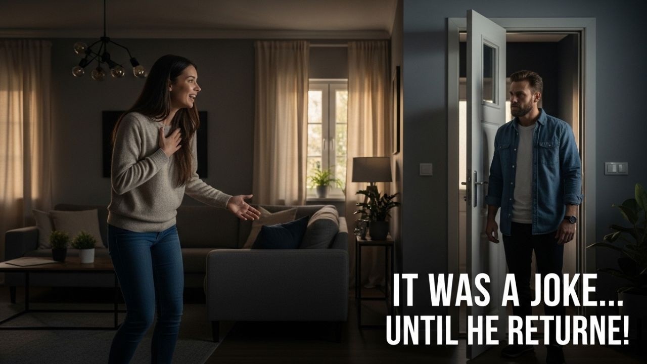 We left my husband miles from home as a joke… but when he came back, no one was laughing