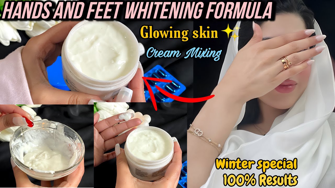 Hand And Feet Whitening Formula Cream - No More Dry Hands -Glowing Bright Skin- Winter Special Cream