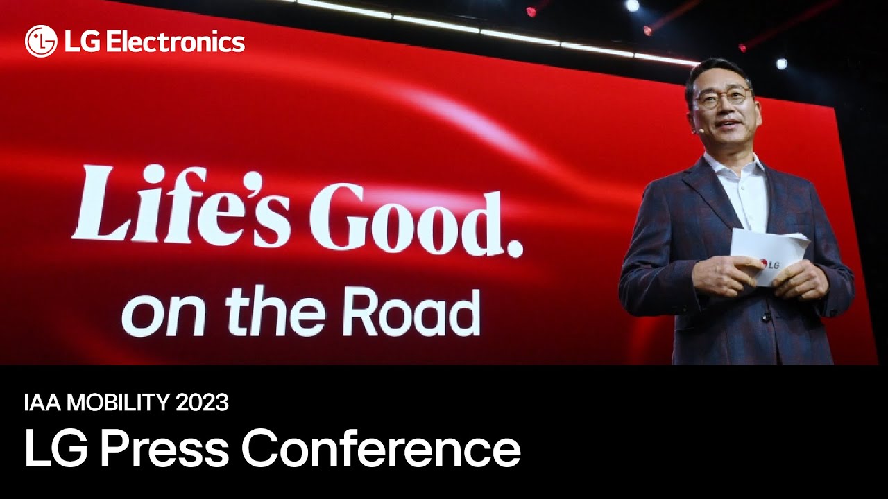 LG at IAA MOBILITY 2023 :  LG Press Conference - Live I LG