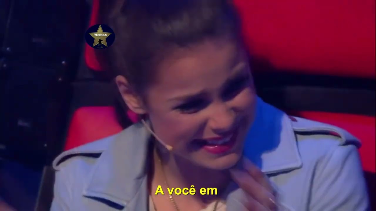 Solomia -  Time to say Goodbye  LEGENDADO the voice KIDS
