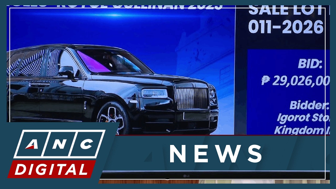 PH contractor Sarah Discaya&rsquo;s Rolls-Royce auctioned off for P29-M | ANC