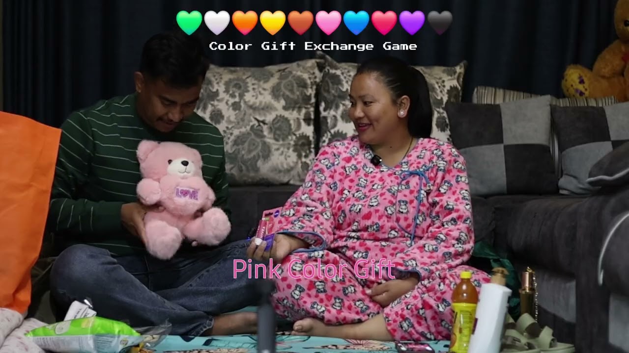 Color Gift Exchange Game | TikTok Game | Couple Game | Fun Game
