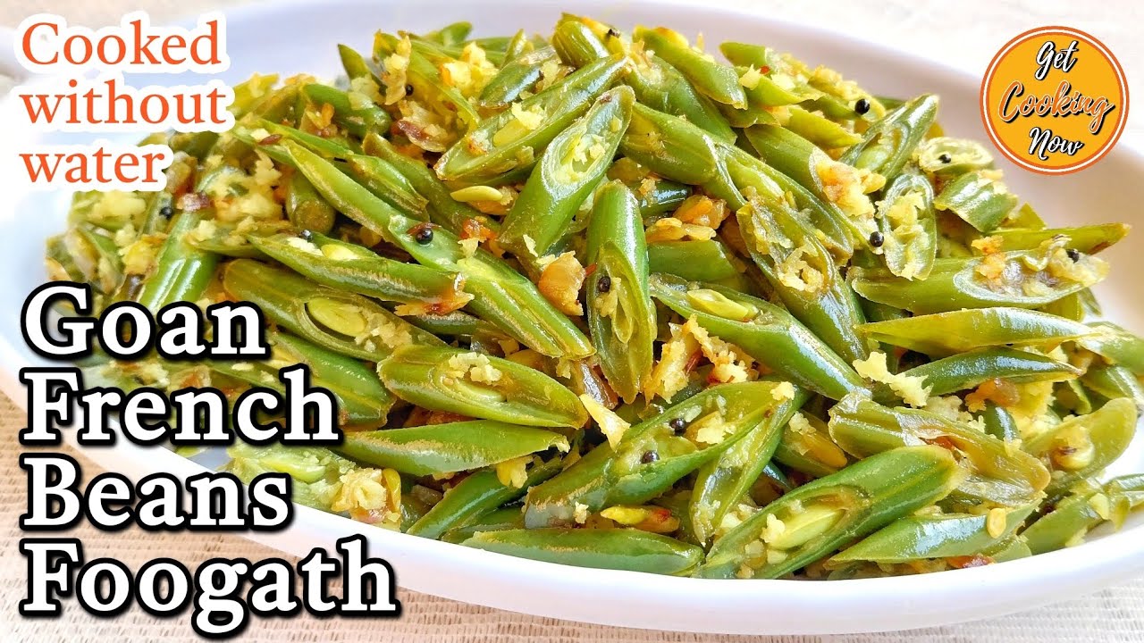 Tasty Goan French Beans Foogath Recipe Without Water | Goan Foogath Recipe | French Beans Recipe