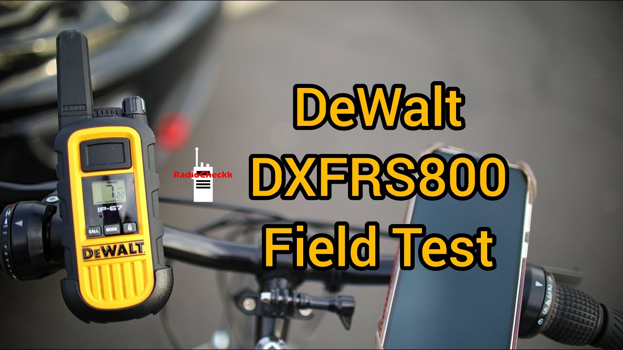 DeWalt DXFRS800 Field Test