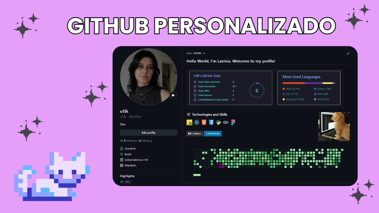 Perfil Personalizado no Github (README)