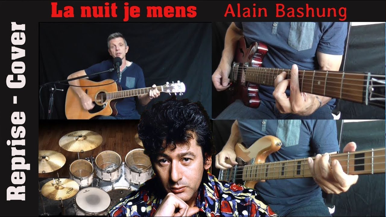 La nuit je mens - Alain Bashung - cover