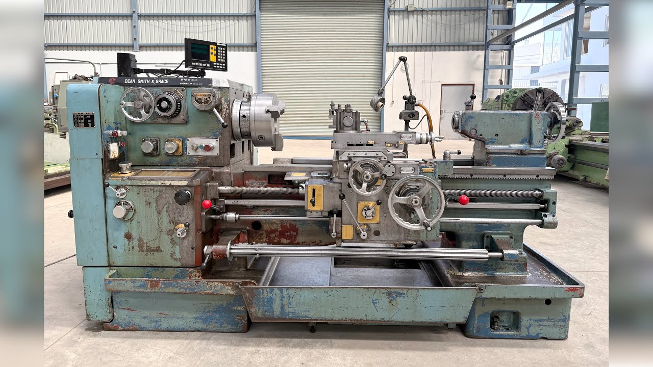 DSG (England) Type 1910 Heavy Duty Lathe Machine - 1000 mm Job Length