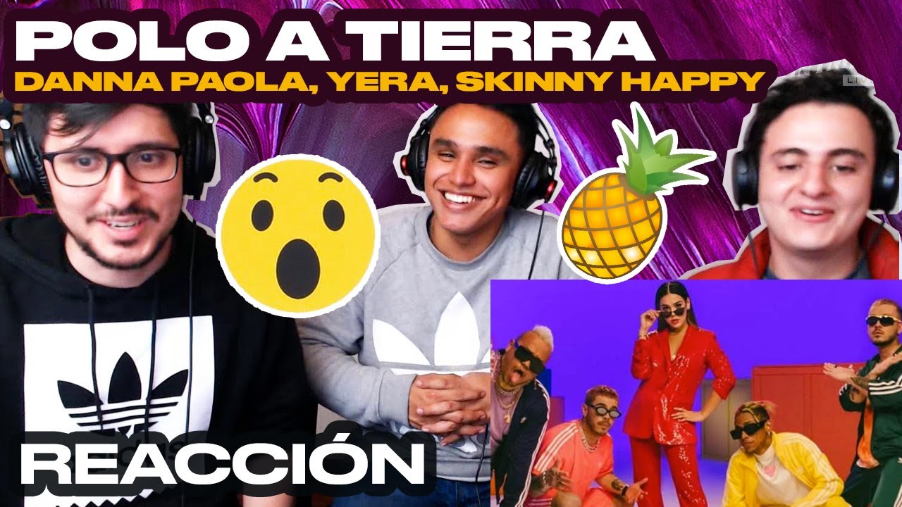 [Reacción] Danna Paola, Skinny Happy, Yera - Polo A Tierra ft. Trapical - ANYMAL LIVE 🔴
