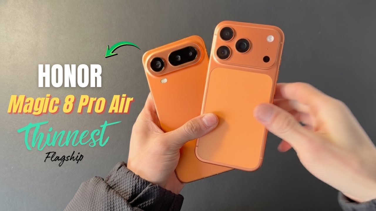🔥 Распаковка, обзор и сравнение Honor Magic 8 Pro Air – ультратонкий, сверхлегкий, флагманский! Ц...