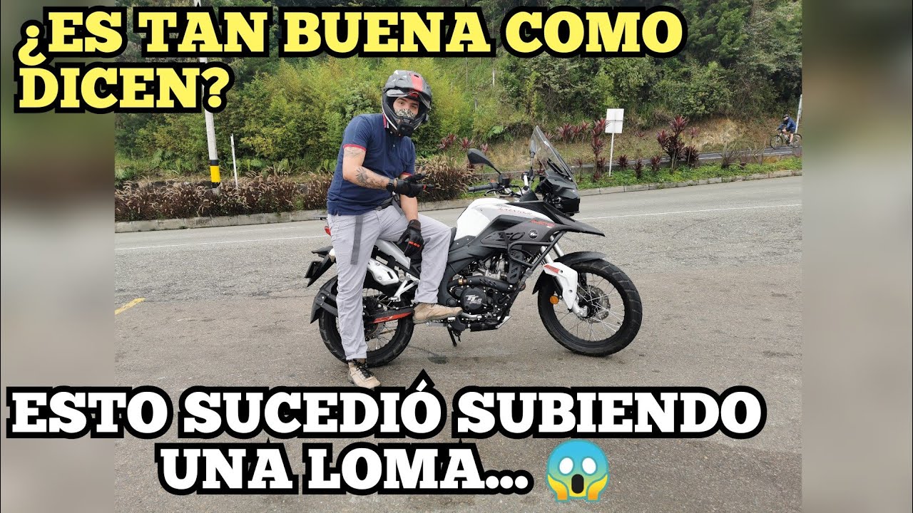 AKT TT ADVENTOUR 250 FI | PRUEBA DE MANEJO | PRUEBA EN LOMA (PENDIENTE) | SENSACIONES EN RUTA