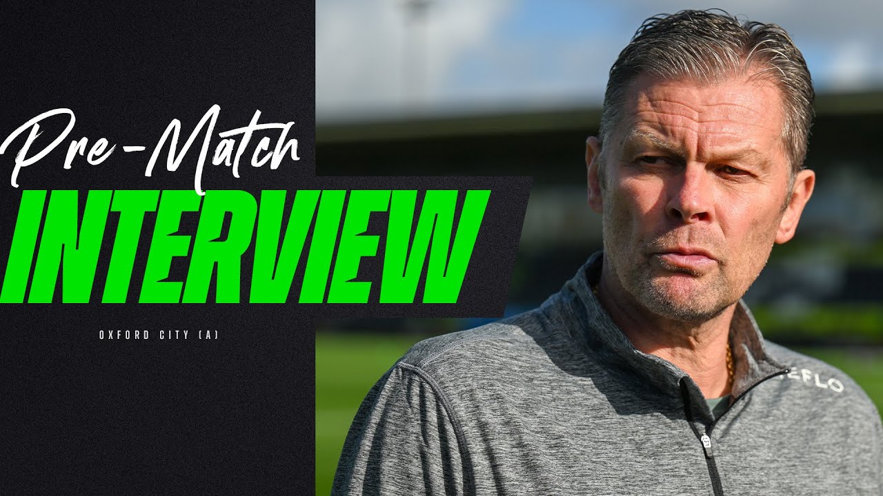 Pre-Match Interview | Cotterill before Oxford City away