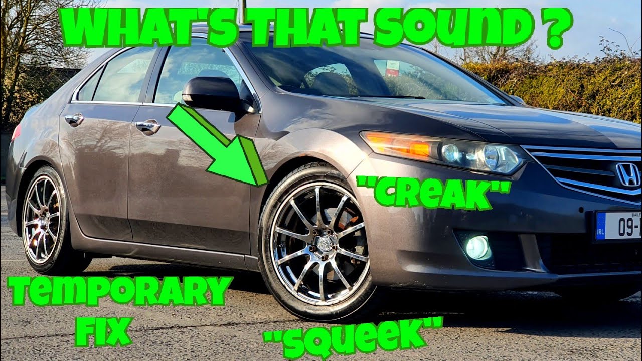 What's That SQUEEKING Sound? Creaking Noise When Going Over Bumps/Temporary Fix.
