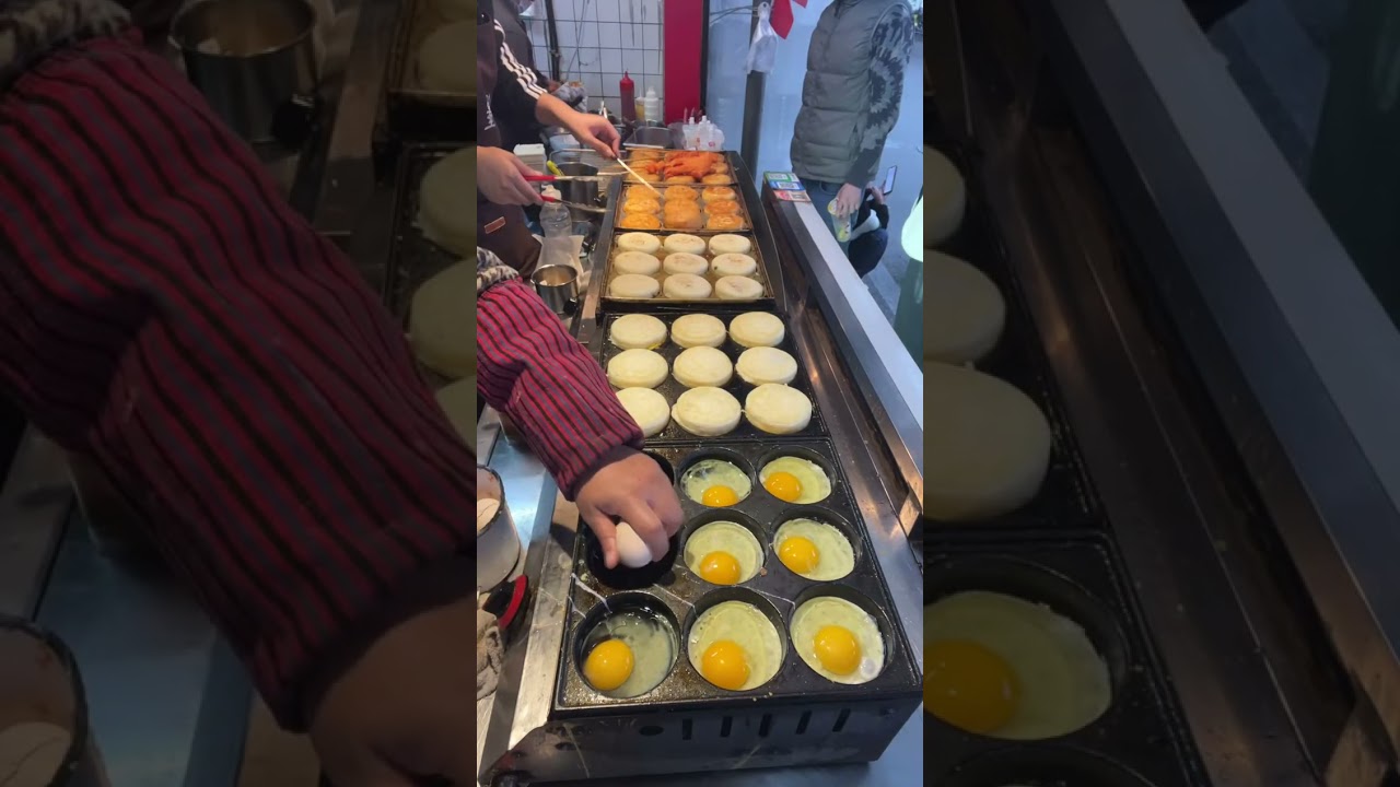 ⭕️Chinese cuisine/Egg Burger⭕️Live# food