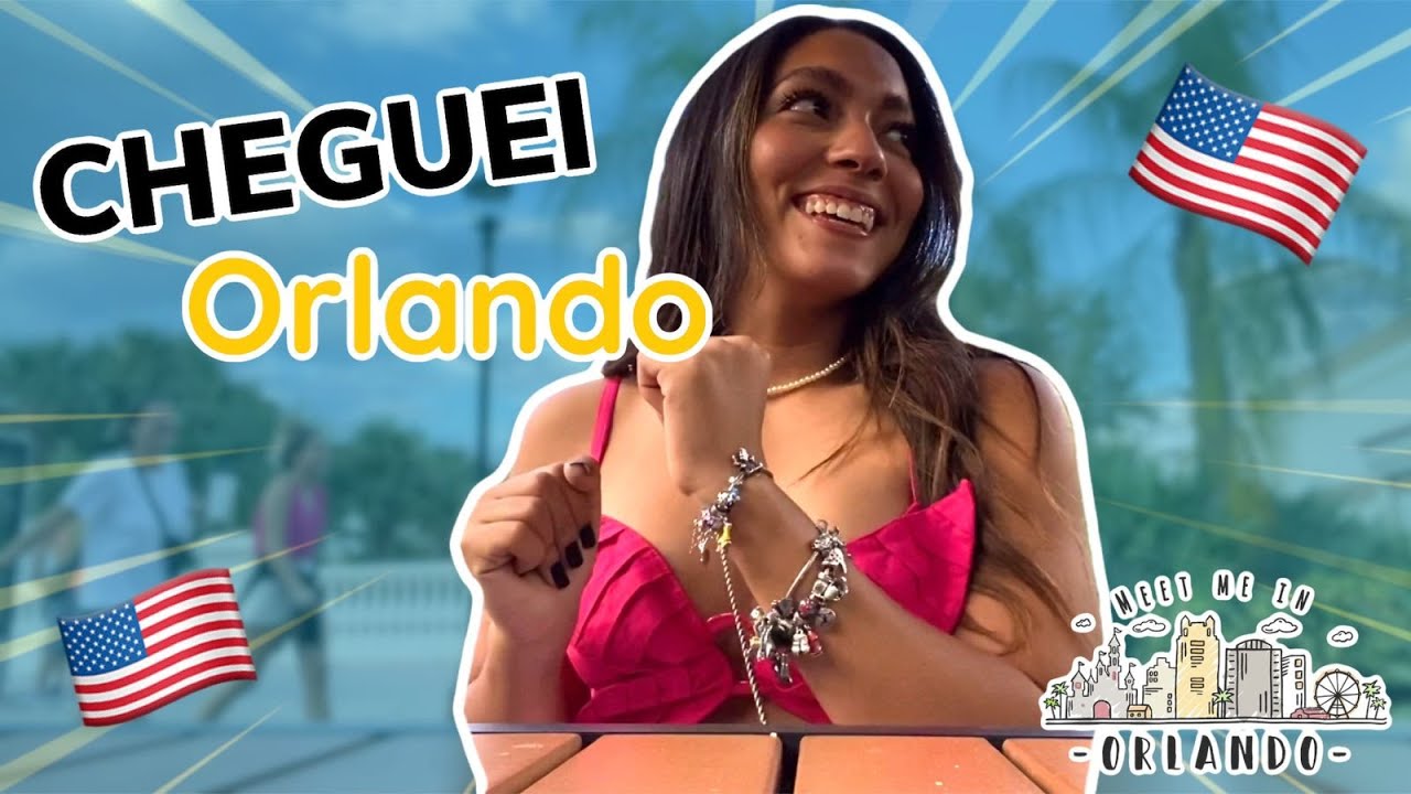 CHEGUEI ORLANDO - aeroporto, Florida Mall e Outlet | VLOG 1
