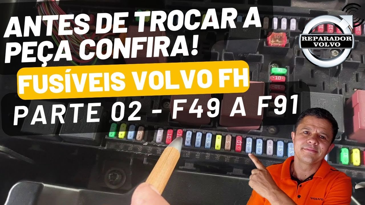 Caixa de Fusíveis Volvo FH - Vídeo 02