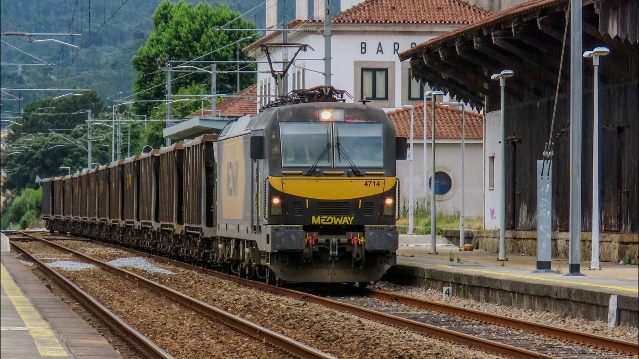 Medway em manobras na Estação de Barcelos