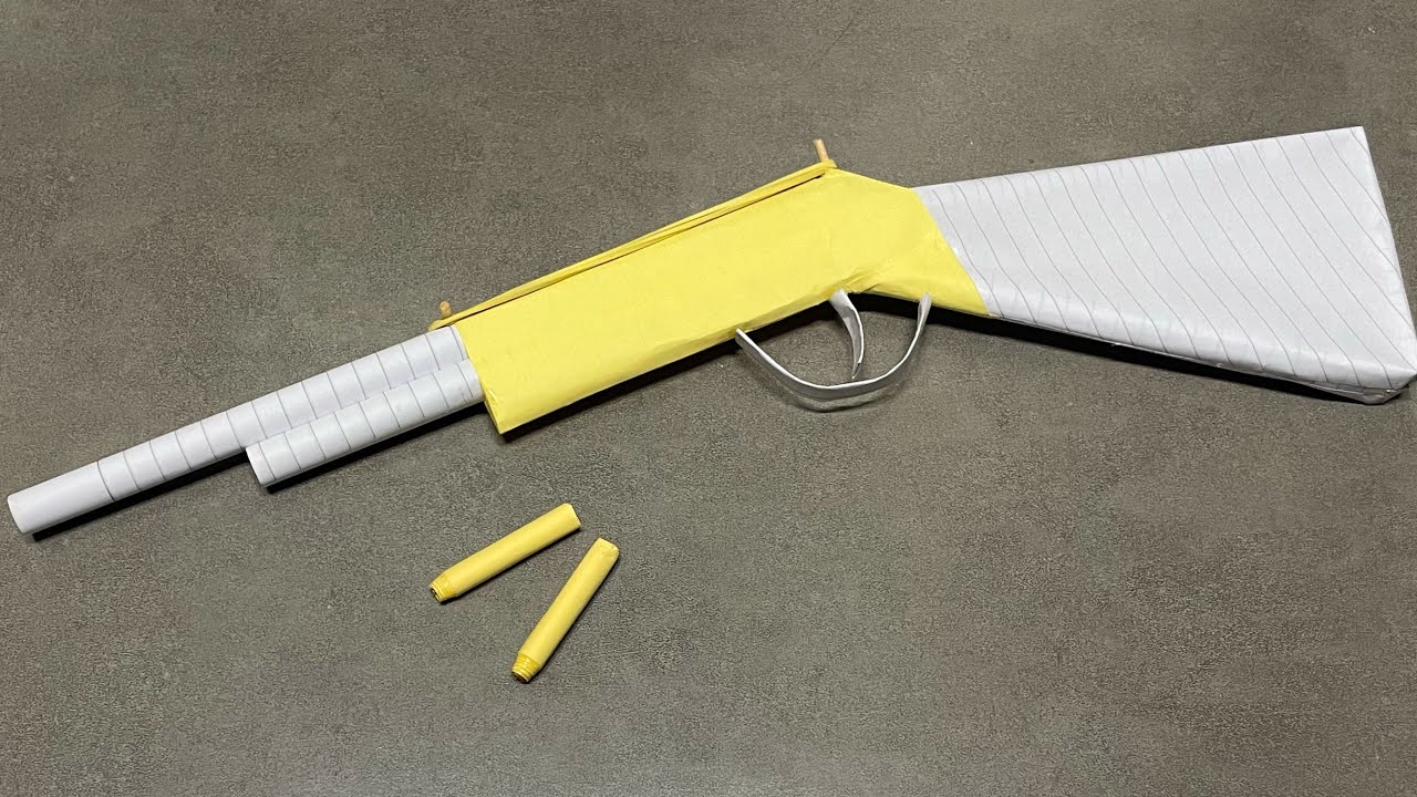 COMO FAZER UMA ARMA DE PAPEL QUE ATIRA