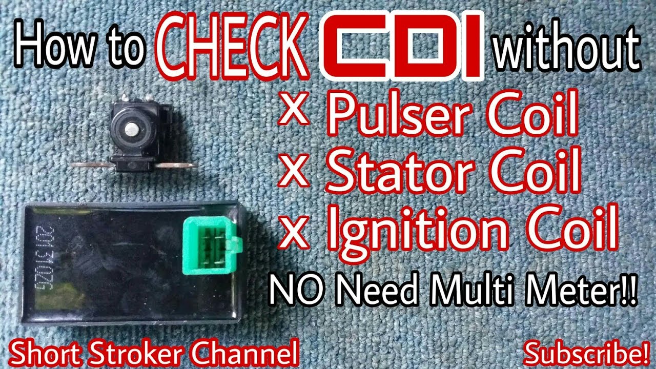 How to TEST or Check CDI EASY without Pulser Stator & Ignition Coil No Need Multi Meter Raider 150