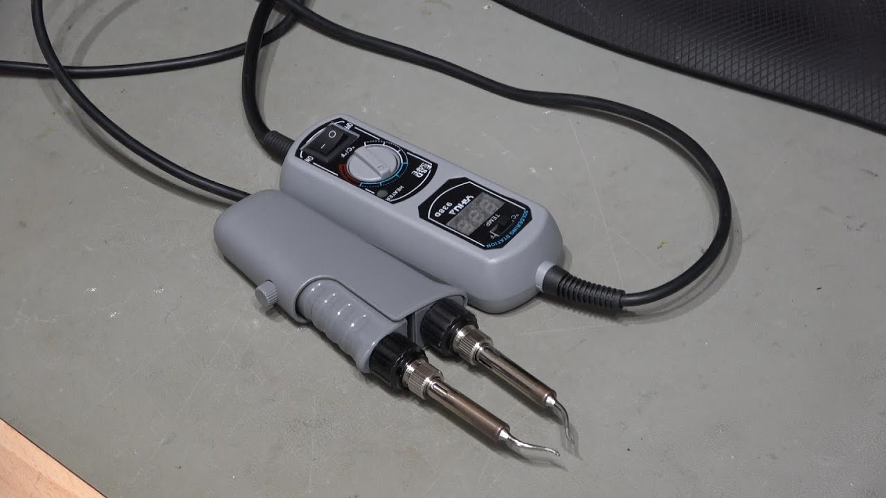0017 Yihua 938d Destructive teardown - Soldering Tweezers