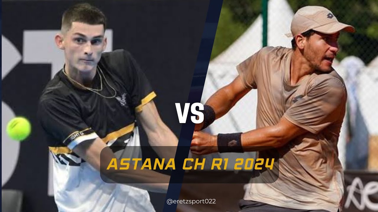 Astana Challenger 2024 R1: Antoine Ghibaudo [Q] vs. Yshai Oliel [4] Highlights