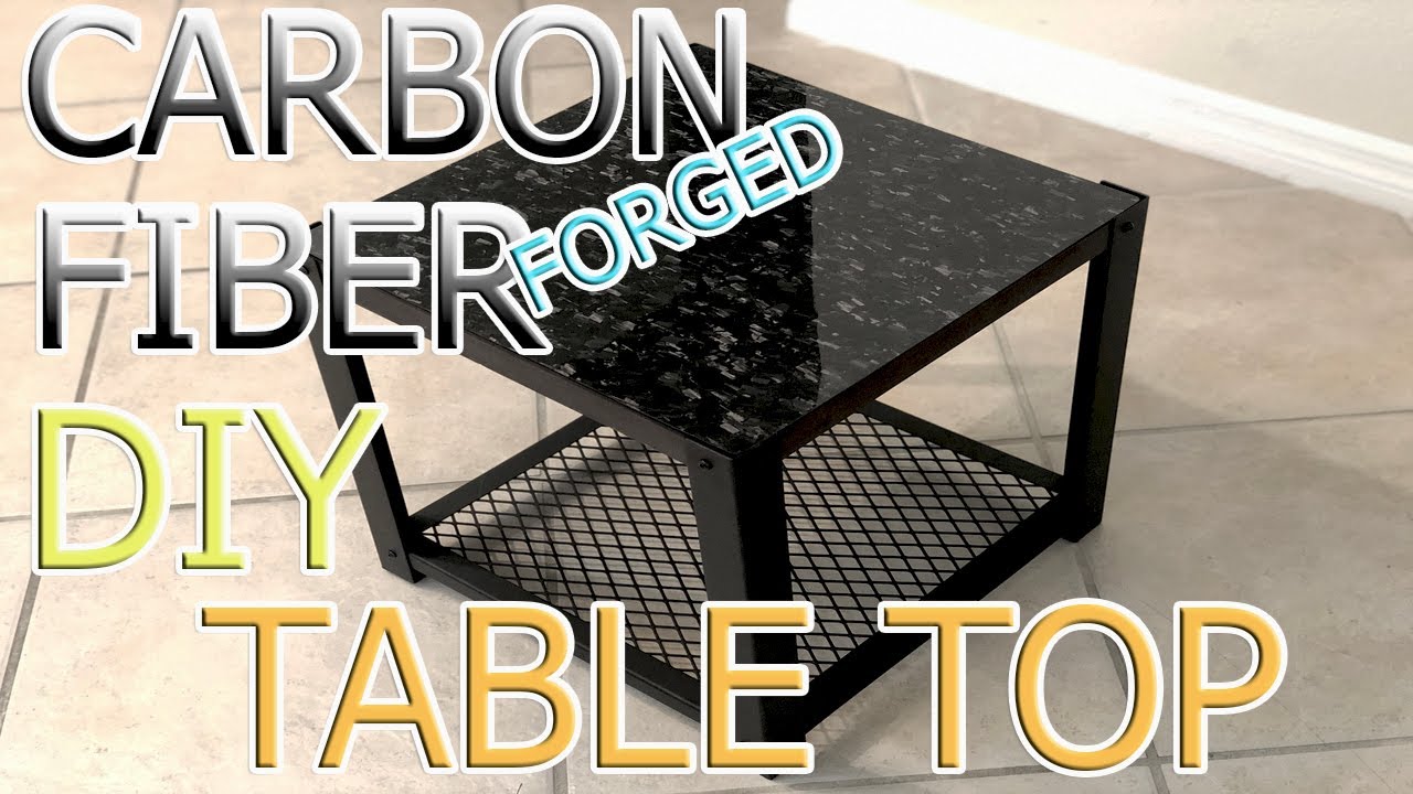 How to Make a Forged Carbon Fiber Table Top [DIY] (Forged Carbon Fiber Skinning)