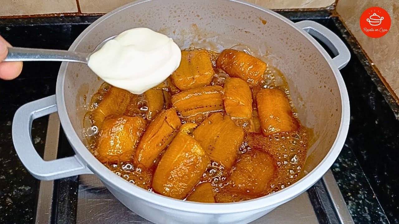 PLATANITOS A LA CREMA 🍌| con solo 5 ingredientes!! Fácil y deliciosa.