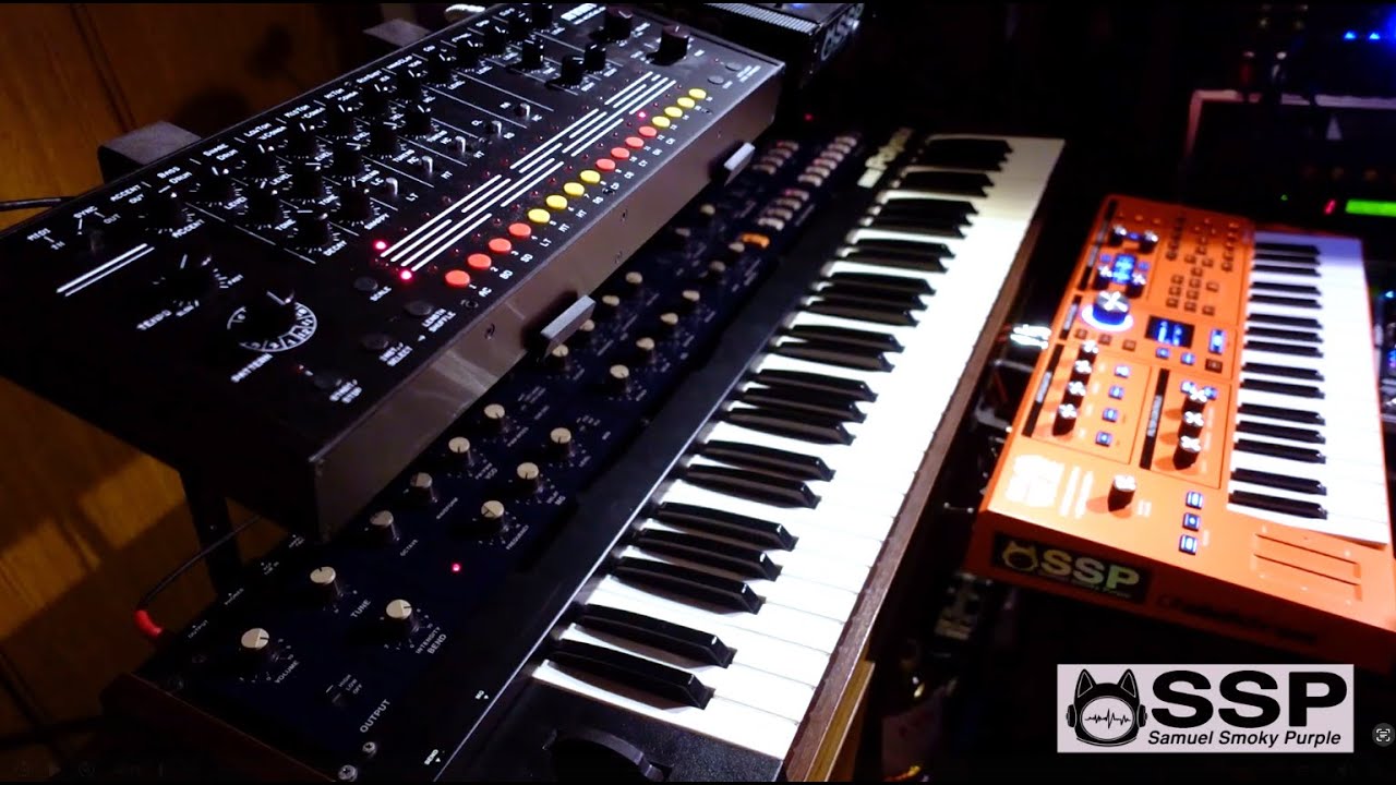 KORG Polysix Acidlab Miami & Ashun Sound Machines Hydrasynth Explorer - Hardware Synth Session