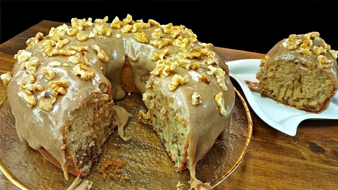 Bolo de Noz e Aguardente Húmido Que Vais Querer Repetir