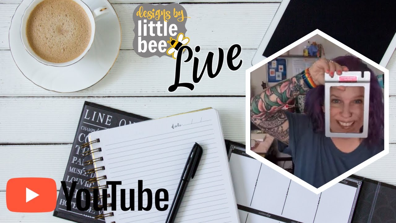 Designs By Little Bee Live! Coffee Wrap vs. Tumbler Wrap, FSL Earrings, She-Shed Haul, & Tattoos