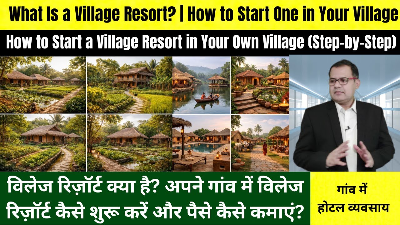 Turning Villages into Resorts: A New Business Opportunity #villageresort #hotel #resort #india