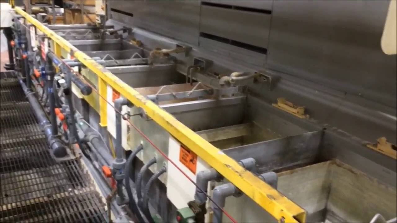 Jessup 10 Station Automatic Hoist Rack Plating Line PL2139CN