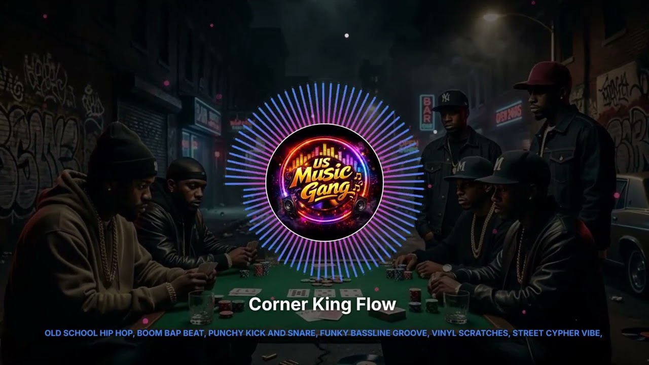 Corner King Flow | Rap Américain Boom Bap 90s | Instrumental Hip Hop Gratuit #freemusic #creator