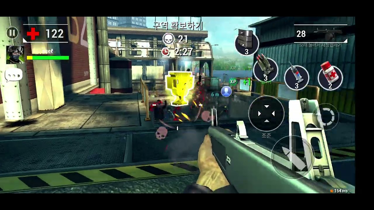 Unkilled ( smartphone zombie game from DECA ) Gameplay : CO-OP mode with using AA-12 and warboy