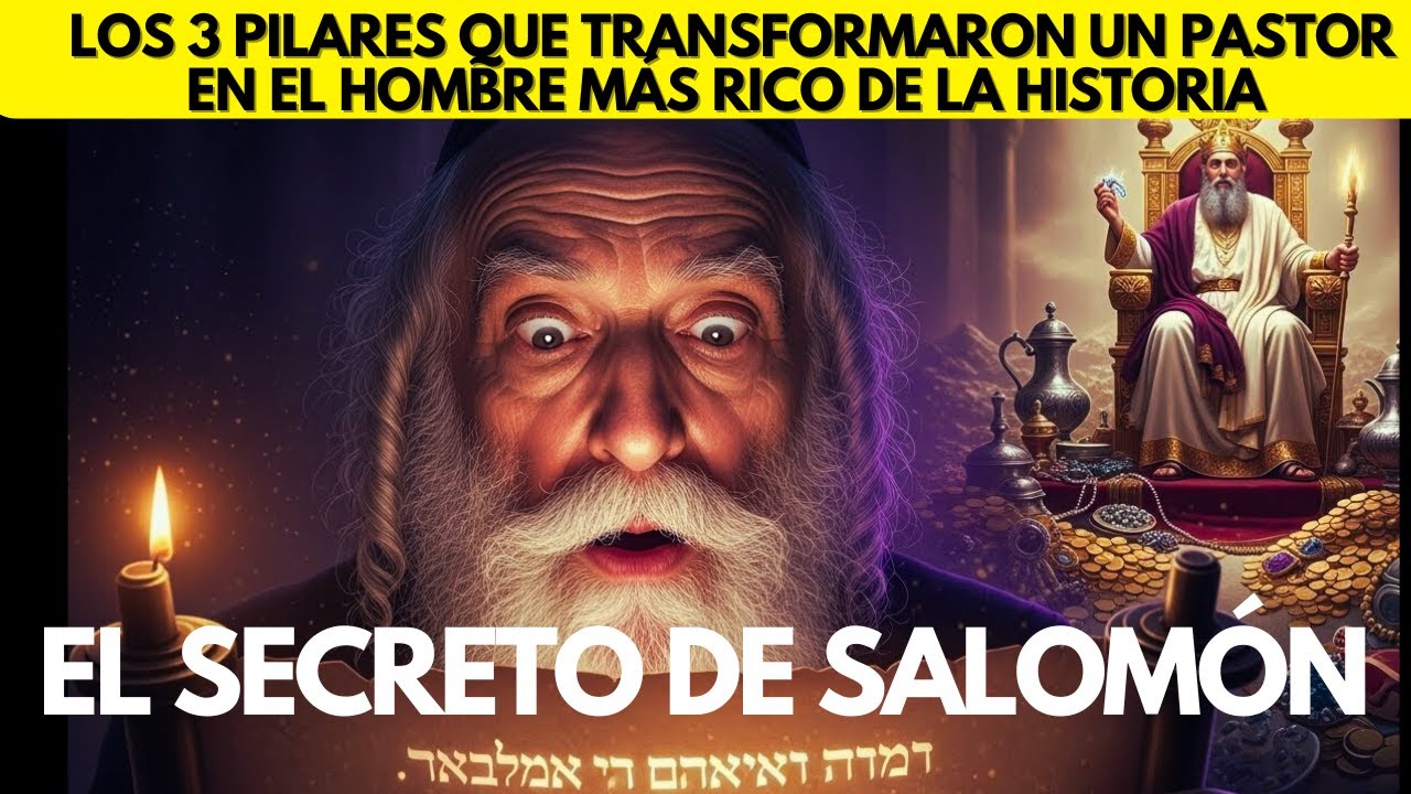 Os 3 SEGREDOS de SALOMÃO que os RABINOS escondem Como ele ficou MAIS RICO que Jeff Bezos.
